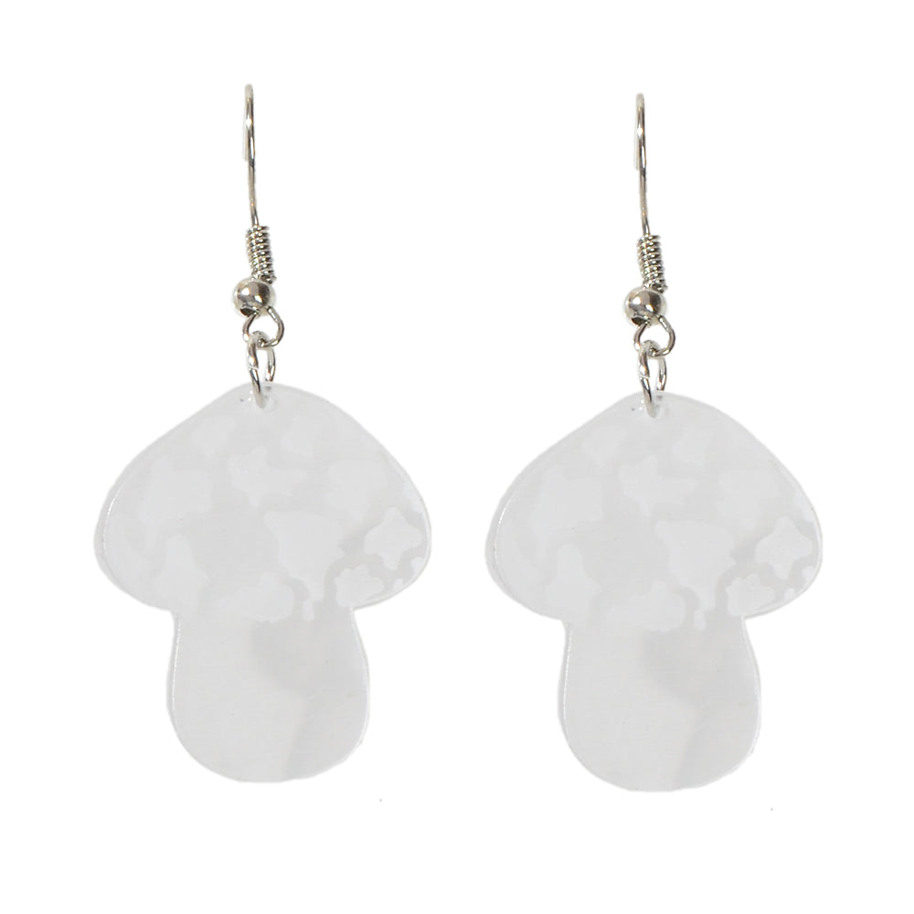 Lovely Jewellery Transparent Acrylic Mushroom Drop Earrings Women Accessories-4