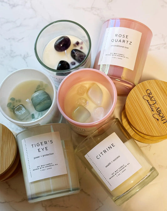 Energy Crystals Scented Candle-1