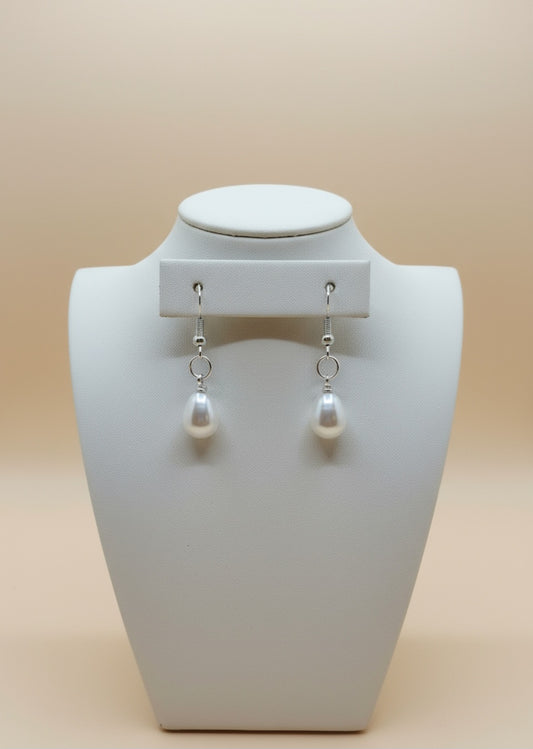 Elegant Faux Pearl Drop Earrings