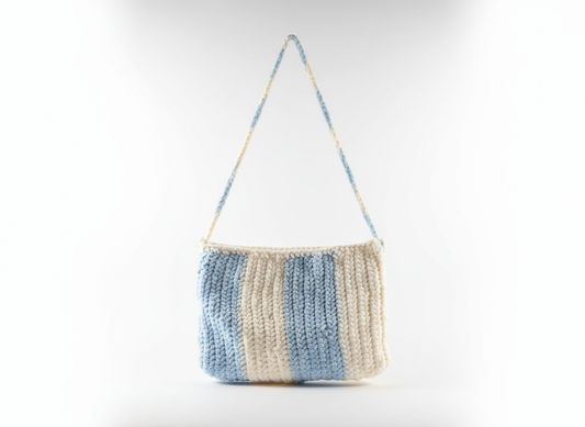 Crochet Crossbody Bag Front View