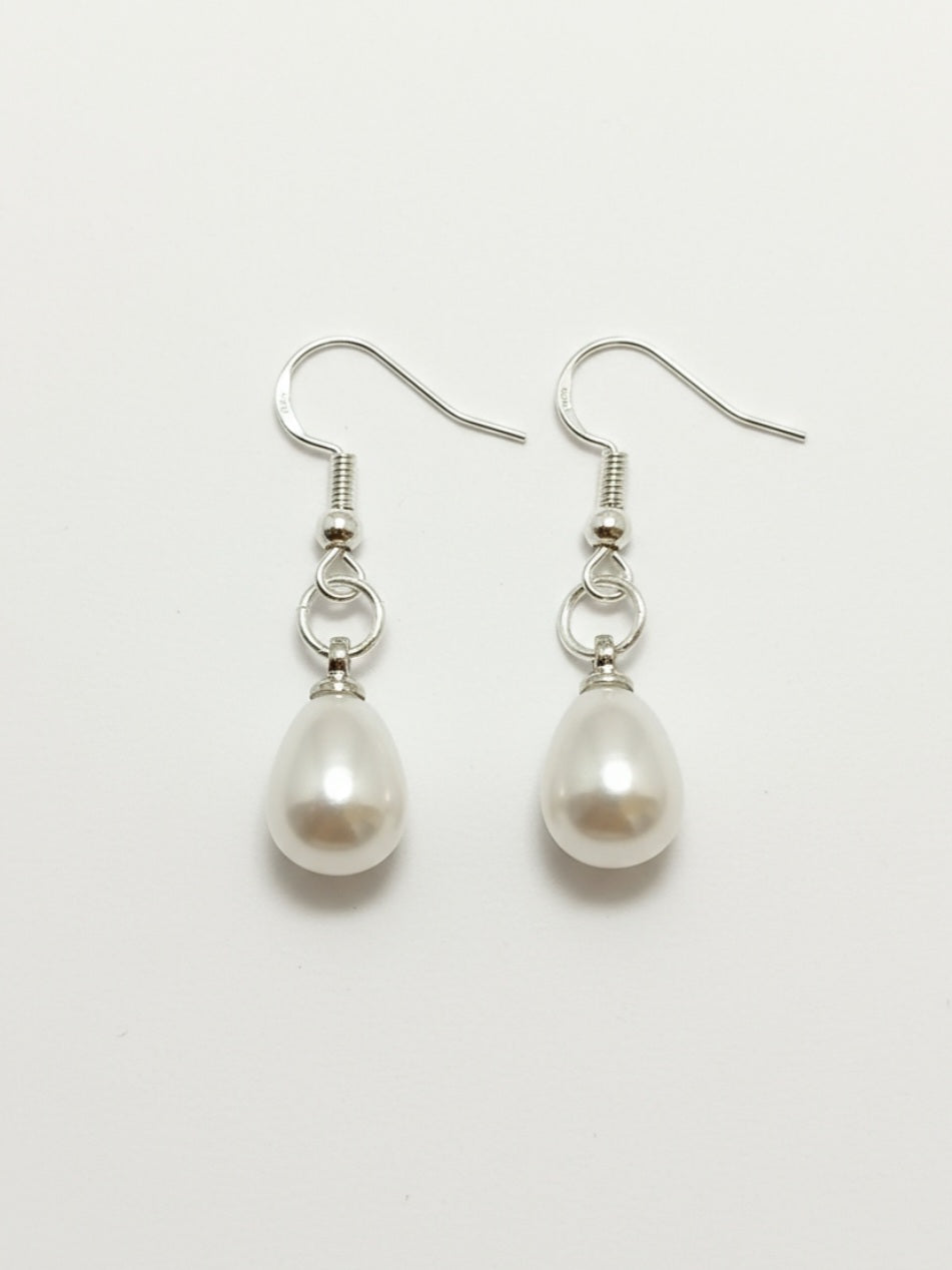 Elegant Faux Pearl Drop Earrings